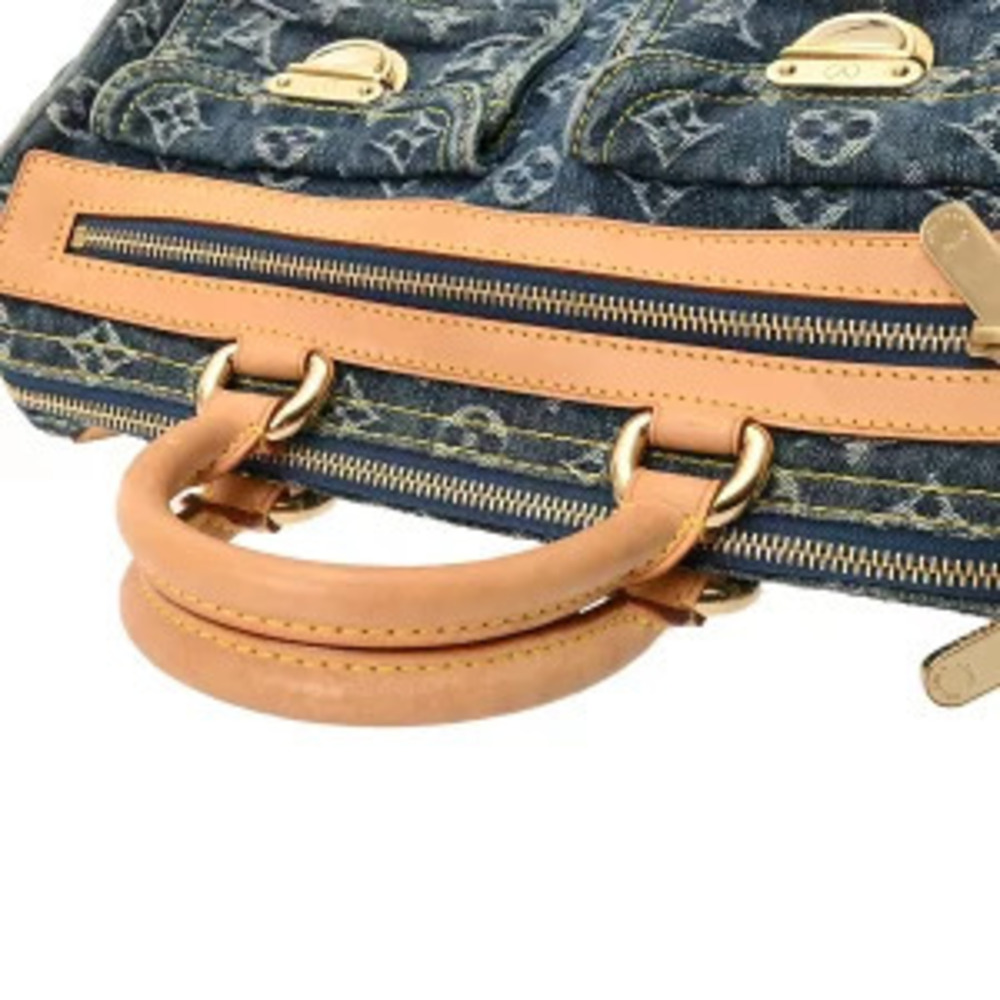 Louis Vuitton Monogram Neo Speedy Blue Denim Handbag - Picture 3 of 7